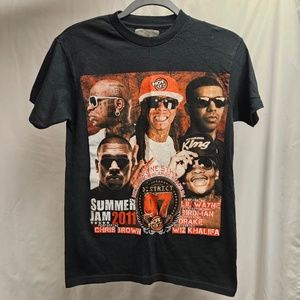 COPY - Summer Jam 2011 concert tour t-shirt Chris brown lil Wayne wiz khalifa d…